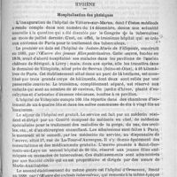 0841 - Page 841 - Sommaire / Hygiène. Hospitalisation des phtisiques