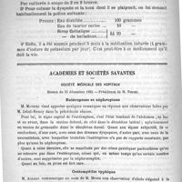 0848 - Page 848 - Oblitération de la veine cave supérieure. - Guérison par développement de la circulation collatérale, par le Docteur J. Comby... / Académies et sociétés savantes. Société médicale des hôpitaux. Séance du 15 décembre 1893