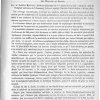 0873 - Page 873 - Bibliothèque. Thérapeutique et prophylaxie de la diarrhée des enfants / Les maladies du soldat, par le Docteur Marvaud... - Alcan, 1893