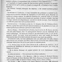 0875 - Page 875 - Courrier. Congrès français de chirurgie / Les réformes de l'agrégation / Faculté de Lyon / Hôpital Necker / Académie des sciences / Médecine et chirurgie