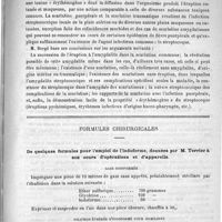 0893 - Page 893 - Société de biologie. Séance de décembre 1893 / Formules chirurgicales. De quelques formules pour l'emploi de l'iodoforme, données par M. Terrier à son cours d'opérations et d'appareils