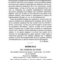 0020 - Page 17 - Bulletin. Aux lecteurs. A.-J. Martin. / Mémoires. Les conserves de viande. Les accidents qu'elles provoquent ; leurs causes ; les moyens de les prévenir. Par le Dr L. Vaillard, ..