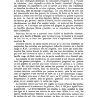 0087 - Page 84 - Revue des journaux. Sur la présence de microbes pathogènes à la surface des végétaux arrosés avec l'eau contenant ces microbes, par MM. R. Wurtz et Bourges. (Archives de médecine expérimentale, 1901, p. 575.)