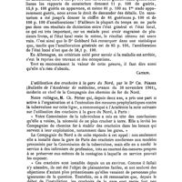 0091 - Page 88 - Revue des journaux. On the arrest of pulmonary tuberculose (Sur l'arrêt de la tuberculose pulmonaire) par C. Théodore Williams, ... (Brit. méd. journ., 1901). [Catrin]. / L'utilisation des crachoirs à la gare du Nord, par le Dr Ch. Périer (Bulletin de l'Académie de médecine, séance du 30 novembre 1901), ..