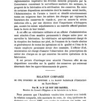 0124 - Page 121 - Mémoires. Les conserves de viande. Les accidents qu'elles provoquent ; leurs causes ; les moyens de les prévenir. Par le Dr L. Vaillard, ... (Suite et fin). / Relation comparée de cinq épidémies de diphtérie à la maison nationale d'éducation de Saint-Denis. Par M. le Dr Le Roy des Barres, ..