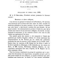 0152 - Page 149 - Société de médecine publique et de génie sanitaire. Séance du 22 janvier 1902. Installation du bureau pour 1902