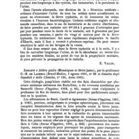 0191 - Page 188 - Revue des journaux. Prophylaxie urinaire de la fièvre typhoïde, par MM. Léopold Lévi et André Lemerre (Bulletin de la Société médicale des hôpitaux, 12 décembre 1901, p. 1277). [E. Vallin]. / Zanzare e febbre gialla (Moustiques et fièvre jaune), par le professeur G.-B. de Lacerda (Brazil-Medico, 1 agosto 1901, n° 29 et Gazetta degli Ospedali e delle Cliniche, n° 126, Anno 1901)