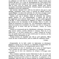 0360 - Page 357 - Revue des journaux. Flees and the science of scavenging (Les mouches et la science de la vidange), par G.-W. Poore (The Lancet, 1901, p. 1389). [Catrin]. / L'organisation de la lutte contre la tuberculose en Allemagne (d'après le rapport du Dr Pannwitz au Deutschen Centralkomitee zür Errichtung von Heilstätten für Lungenkranke, janvier 1900)