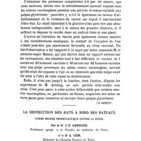 0414 - Page 411 - Mémoires. Des défaillances de la vaccination antivariolique avec le vaccin animal. Par MM. les Drs Benoit et Roussel... (A suivre). / La destruction des rats à bord des bateaux comme mesure prophylactique contre la peste, par le Dr J.-P. Langlois, ... et le Dr A. Loir, ..