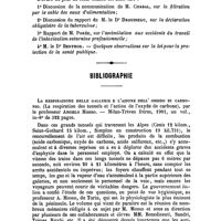 0571 - Page 569 - Société de médecine publique et de génie sanitaire. Séance du 28 mai 1902. / Bibliographie. La respirazione delle gallerie e l'azione dell'ossido di carbonio. (La respiration des tunnels et l'action de l'oxyde de carbone), par le professeur Angelo Mosso. - Milan-Trèves frères, 1901, ..