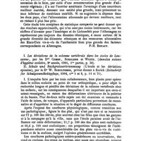 0664 - Page 662 - Revue des journaux. Vergleich des Nährstoffverbrauches im deutschen Reich mit dem in den Vereinigten Staaten von Nord-Amerika (Comparaison de la consommation alimentaire en Allemagne et aux Etats-Unis de l'Amérique du Nord), par le Dr H. Lichtenfelt (Centralblatt für Allgemeine Gesundheitspflege, 1902, p. 33). [F.-H. Renaut]. / I. Les déviations de la colonne vertébrale dans les écoles de Lausanne, par les Drs Combe, Scholder et Weith. (Annales suisses d'hygiène scolaire, 2e année, 1901, 1re partie, p. 38)