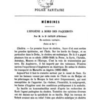 0675 - Page 673 - Mémoires. L'hygiène à bord des paquebots. Par M. le Dr Jaulin ... (Suite et fin.)
