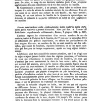 0844 - Page 839 - Revue des journaux. Dysenterie épidémique, par M. le Dr Chantemesse (Bull. Ac. de méd., 22 juillet 1902). [M.]. / Atcune osservazioni sulla epidemiologia della malaria sulla diffuzione della malaria a grandi altitudini. Nota pel dott. A. Caccini (Il Policlinico, supplemento settimanale, Roma, 7 giugno 1902, p. 993)