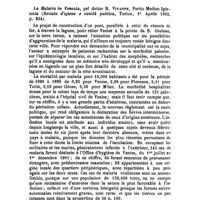 0849 - Page 844 - Revue des journaux. La malaria in Olanda, osservazioni del dott. H.-J.-M. Schoo (Annali d'igiene sperimentale, 1902, Fasc. II, p. 195). [F.-H. Renaut]. / La Malaria in Venezia, pel dottor R. Vivante, Perito Medico Igienista (Revista d'igiene e sanità publica, Torino, 1° Aprile 1902, p. 234)