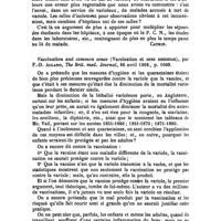 0853 - Page 848 - Revue des journaux. The diagnosis of smoll-pox (Le diagnostic de la variole) (The British med. Journal, 15 février 1902, p. 410). [Catrin]. / Vaccination and common sense (Vaccination et sens commun), par F.-D. Acland, The Brit. med. Journal, 26 avril 1902, p. 1009