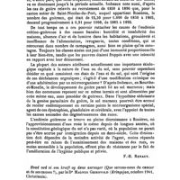 0864 - Page 859 - Revue des journaux. Notes sur un centre ancien d'endémie crétino-goitreuse dans une commune de Meurthe-et-Moselle, par MM. P. Haushalter, ... et P. Jeandelise, ... (Gazette hebdomadaire de médecine et de chirurgie, n° 42, 25 mai 1902, p. 481). [F.-H. Renaut]. / Hvad ved vi om kroeft og dens aarsager (Que savons-nous du cancer et de ses causes ?), par le Dr Magnus Geirsvold (Kringsjaa, octobre 1901. Christiania)