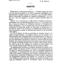 0869 - Page 864 - Revue des journaux. Die Bakterienflora der natürlichen Mineralwässer (La flore bactérienne des eaux minérales naturelles), par le Dr G. von Rigler (Hygienische Rundschau, 11 mai 1902, p. 473). [F.-H. Renaut]. / Variétés. Décès de M. le Professeur Virchow