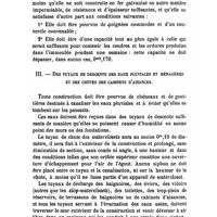0897 - Page 892 - Mémoires. Salubrité de l'habitation anglaise. Prescriptions législatives et réglementaires concernant l'évacuation des matières usées. Par M. Henri Garnier... II. - Des fosses d'aisances et des ashpits ou récipients destinés à recevoir des excréments, des cendres et des ordures. / III. - Des tuyaux de descente des eaux pluviales et ménagères et des chutes des cabinets d'aisances