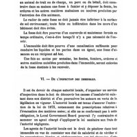 0907 - Page 902 - Mémoires. Salubrité de l'habitation anglaise. Prescriptions législatives et réglementaires concernant l'évacuation des matières usées. Par M. Henri Garnier... V. - Nettoyage, vidange, entretien, enlèvement des neiges, poussières et ordures. / VI. - De l'inspection des immeubles