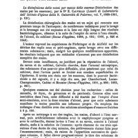 0942 - Page 937 - Revue des journaux. Le biancherie e gli abiti studioti dal punto di vista del loro contenuto batterico e della loro attitudine come mezzi di conservazione e propagazione dei germi patogeni (Le linge et les vêtements étudiés au point de vue de leur teneur bactérienne et de leur aptitude à conserver et à propager les germes pathogènes), par les Drs D. Viola et G. Morello (Annali d'igiene sperimentale, 1902, p. 407). [F.-H. Renaut]. / La disinfezione delle mani per mezzo delle essenze (Désinfection des mains par les essences), par le Dr E. Calvello (Lavori di Laboratorio dell'Istituto d'igiene della R. Università di Palermo, vol. V, 1899-1901, p. 121)
