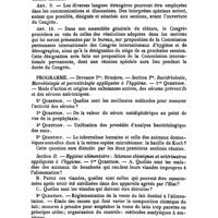 0960 - Page 955 - Variétés. Le XIe congrès international d'hygiène et de démographie, à Bruxelles en 1903. Programme