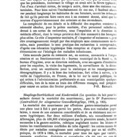 1039 - Page 1034 - Revue des journaux. Die Verbreitung von Typhus durch Milch nebst Bemerkungen über die Abwehr von Infections krankheit (Propagation de la fièvre typhoïde par le lait avec quelques considérations sur la prophylaxie des maladies infectieuses), par le Dr L. Ascher (Viertelsjahrsschrift für gerichtliche Medicin und öffentliches Sanitätswesen, juillet 1902, p. 132). [F.-H. Renaut]. / Säuglings-Sterblichkeit und Kindermilch (La question du lait pour les enfants devant la mortalité des nourrissons), par le Dr Paffenhotz (Centralblatt für allegemeine Gesundheitspflege, 1902, p. 183)