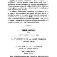 1105 - Page 1100 - Mémoires. L'assainissement de Vienne. Par M. le Dr Ed. Imbeaux. II. - Partie médico-démographique. / Revue critique. L'application de la loi sur la protection de la santé publique (deuxième article). La loi sur la santé publique devant les conseils généraux. Par M. Albert Bluzet, ..