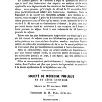 1113 - Page 1108 - Revue critique. L'application de la loi sur la protection de la santé publique (deuxième article). La loi sur la santé publique devant les conseils généraux. Par M. Albert Bluzet, ... / Société de médecine publique et de génie sanitaire. Séance du 26 novembre 1902. Présentations