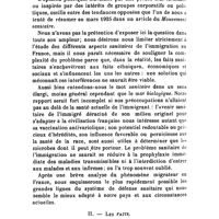 1003 - Page 1004 - Société de médecine publique et de génie sanitaire. XIIIe congrès d'hygiène tenu du 19 au 21 octobre 1926 au grand amphithéâtre de l'Institut Pasteur - Paris. Première partie. Immigration. Rapports. Les aspects sanitaires du problème de l'immigration en France. Rapport de M. le Dr G. Dequidt, ... et M. le Dr G. Forestier, ... I. - Introduction. / II. - Les faits