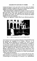 Fig. 3. Buste de Pasteur dans la cour de l'Hôpital Pasteur - Revue d'hygiène et de médecine préventi [...]