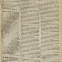 0091 - Page 81 - Sommaire / Séance de l'Académie de médecine. [Dr Brochin] / Hôpital Sainte-Eugénie. M. Bouchut. Des cysticerques du cerveau chez les enfants