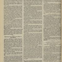 0096 - Page 86 - Revue clinique hebdomadaire. Diagnostic de l'emphysème pulmonaire / Imperforation de l'anus. Absence du bout inférieur du rectum. Opération / Kyste ovarique très-volumineux récidivé après une ponction. Résorption et guérison spontanée sous l'influence de préoccupations morales vives / Anévrisme de l'artère brachiale, guéri par l'injection de perchlorure de fer. Par M. Lagrange...