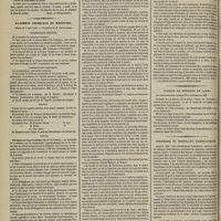 0124 - Page 116 - Sirop de café composé contre la coqueluche. (Revue de thérapeutique) / Académie impériale de médecine. Séance du 8 mars 1859. Correspondance officielle / Correspondance manuscrite / Élection / Lecture. Allongements hypertrophiques du col de l'utérus. M. Huguier / Cirrhose. M. Sappey / Faculté de médecine de Paris / Chronique et nouvelles scientifiques
