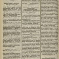0324 - Page 316 - Inversion splanchnique complète. Par M. le Docteur Cornaz / Statistique médicale. Augmentation de la mortalité des enfants nouveau-nés. Par M. le Docteur E. A. Ancelon... / Contracture des doigts et de la main, suite de la lésion d'un filet nerveux dans une saignée ; névrotomie sous-cutanée ; guérison immédiate ; par M. Borelli. (Gazette médicale des états sardes) / Académie impériale de médecine. Séance du 5 juillet 1859. Correspondance officielle / Correspondance manuscrite / Rapport. Etat mental dans la chorée. M. Blache, au nom d'une commission composée de MM. Ferrus, Baillarger et Blache..., sur un mémoire de M. le Docteur Marcé / Faculté de médecine de Paris
