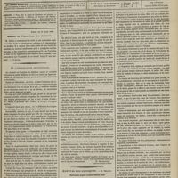 0147 - Page 137 - Sommaire / Séance de l'Académie des sciences. [Dr Brochin] / De l'ozonisation artificielle / Hôpital des Cliniques. M. Nélaton. Anévrysme poplité artério-veineux droit. (Leçon recueillie par M. P. Gillette...)
