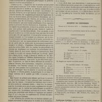 0024 - Page 12 - Recherches sur la physiologie du cervelet ; par le Dr Weir Mitchell. Compte rendu par M. H. Gafé... / Société de chirurgie. Séance du 27 décembre 1871. Correspondance / Élections (Suite) / Communication. Cysticerque Ladrique (Cysticercus cellulosoe Rudolphi) dans le corps vitré. M. Giraud-Teulon, observé avec M. Sichel fils