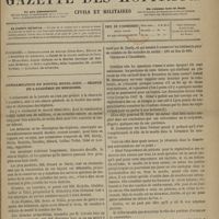 0037 - Page 25 - Sommaire / Condamnation du nouvel Hôtel-Dieu. - Séance de l'Académie de médecine. [Dr Victor Révillost]