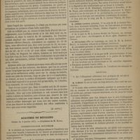 0041 - Page 29 - Balles explosibles. - Balles fragmentées ; par le Docteur Amédée Tardieu... (A suivre) / Académie de médecine. Séance du 9 janvier 1872. Correspondance officielle / Correspondance non officielle/ Lectures. Sur l'allongement oedémateux avec prolapsus du col utérin pendant la grossesse et l'accouchement. M. Guéniot