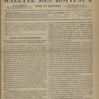 0045 - Page 33 - Sommaire / Revue clinique hebdomadaire. Abaissement de la température dans les grands traumatismes par armes à feu. - Conséquences pratiques