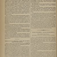 0046 - Page 34 - Revue clinique hebdomadaire. Abaissement de la température dans les grands traumatismes par armes à feu. - Conséquences pratiques / Abaissement de la température rectale chez un homme exposé au froid extérieur / Balles explosibles. - Balles fragmentées ; par le Docteur Amédée Tardieu...