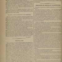0050 - Page 38 - Variétés. Assemblée nationale. Séance du 5 décembre 1871. Proposition de loi tendant à réorganiser l'enseignement de la médecine, présentée par M. Alfred Naquet... Exposé des motifs. (A suivre) / Nécrologie / Chronique et nouvelles scientifiques. Association des médecins de la Seine