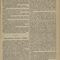0071 - Page 59 - Revue clinique hebdomadaire. Fistule vésico-vaginale. - Opération par le procédé américain. - Guérison / Clinique obstétricale. - Observations. - Statistique