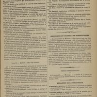 0083 - Page 71 - Variétés. Assemblée nationale. Séance du 5 décembre 1871. Proposition de loi tendant à réorganiser l'enseignement de la médecine, présentée par M. Alfred Naquet... Exposé des motifs. (A suivre) / Thèses soutenues à la Faculté de médecine de Paris pendant l'année 1871 / Chronique et nouvelles scientifiques. École de médecine de Marseille / Petite correspondance / Bulletin bibliographique