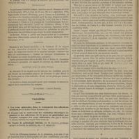 0098 - Page 86 - Société de chirurgie. Séance du 10 janvier 1870. Correspondance / Nécrologie / Rapport. Exostose des fosses nasales. M. Dolbeau, une observation d'exostose des fosses nasales du Docteur Pamard / Rapport sur le prix duval / Variétés. I. Les eaux minérales dans le traitement des affections utérines, par le Docteur Félix Roubaud. II. Leçons sur le traitement des maladies chroniques en général et des affections de la peau en particulier, par l'emploi comparé des eaux minérales, etc., par le Docteur E. Bazin... III. Traité de pathologie interne, par M. Jaccoud...
