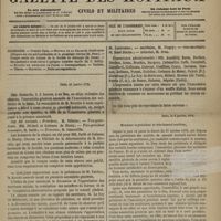 0101 - Page 89 - Sommaire / Paris, 29 janvier 1872. [Dr E. Le Sourd]