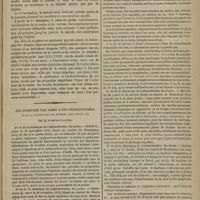 0119 - Page 107 - Revue clinique hebdomadaire. Perforation de la vessie et du rectum par une balle, suivie de guérison / Des blessures par armes à feu perfectionnées et de la conservation des membres ainsi blessés ; par M. le Docteur Lantier