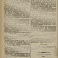 0146 - Page 134 - Société de chirurgie. Séance du 31 janvier 1872. Communications. Blépharoplastie par un lambeau complétement détaché du bras et reporté à la face. Insuccès. M. Le Fort / Présentation de malades. Nécrose phosphorée de la mâchoire inférieure. M. A. Guérin / Staphylorrhaphie complémentaire. M. Lannelongue / Comité secret / Souscription nationale pour la libération du territoire