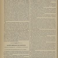 0152 - Page 140 - Corps étrangers vivants ayant pris naissance dans le conduit auditif externe ; par M. le Docteur Bonnithon / Société médicale des hôpitaux. Séance du 8 décembre 1871. Correspondance / Communication. Emploi de la térébenthine à l'extérieur dans le traitement de la péritonite. M. Vidal