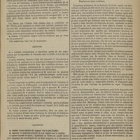0161 - Page 149 - Académie de médecine. Séance du 13 février 1872. Correspondance non officielle / Lecture. M. J. Lefort : Répartition de l'atropine dans la feuille et la racine de belladone / Rapports / Société de médecine de Paris. Séance du 5 janvier 1872