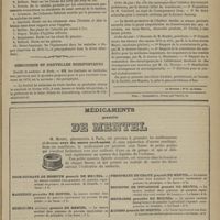 0163 - Page 151 - Thèses soutenues à la Faculté de médecine de Paris pendant l'année 1872 / Chronique et nouvelles scientifiques. Faculté de médecine de Paris / La Société protectrice de l'enfance